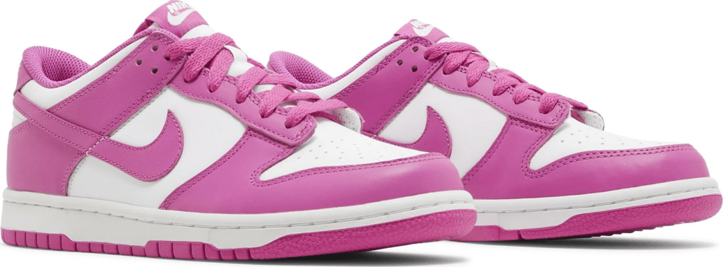 Giày Nike Dunk Low GS 'Active Fuchsia' FJ0704-100 - Ảnh 3