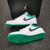 Giày Nike Air Jordan 1 Low 'White Lucky Green' 553558-129 - Ảnh 6