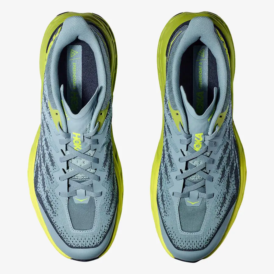 Giày Hoka One One Speedgoat 5 Stone Blue Dark Citron 1123157-SBDCT - Ảnh 4