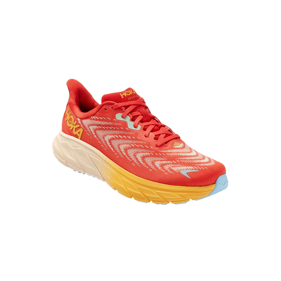 Giày Hoka One One Arahi 6 Fiesta Amber Yellow 1123194-FAYW - Ảnh 5