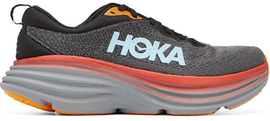 Giày Hoka One One Bondi 8 Wide Low Gray 1127953-ACTL