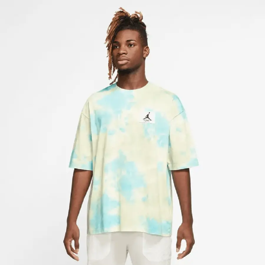 Alternative view of Áo Nike Ess Ovrsz Jordan Tee ‘Bleach Aqua’ DX9584-110