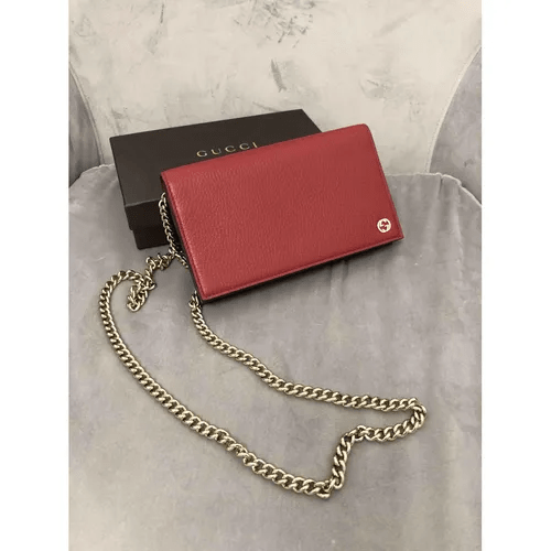Túi Gucci GG Mini Chain Cross Bag 466506 CAO0G 6420 - Ảnh 7