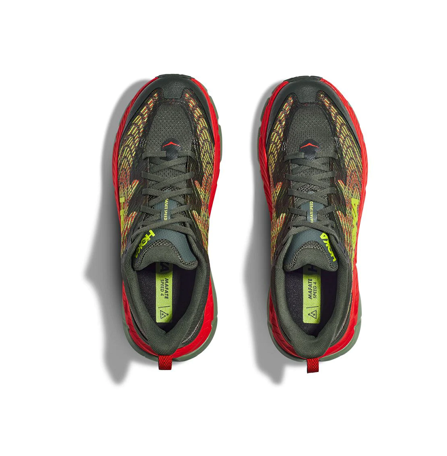 Giày Hoka One One Mafate Speed 4 Thyme Green Fiesta 1129930-TFST - Ảnh 5