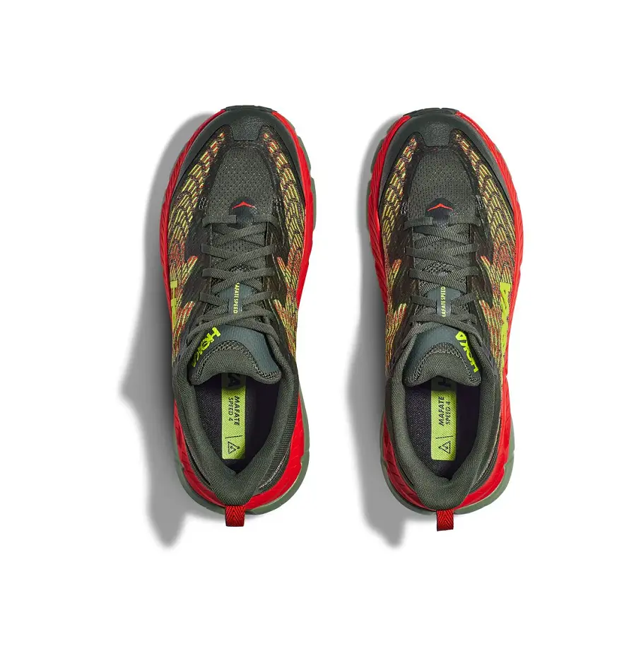 Giày Hoka One One Mafate Speed 4 Thyme Green Fiesta 1129930-TFST - Ảnh 5