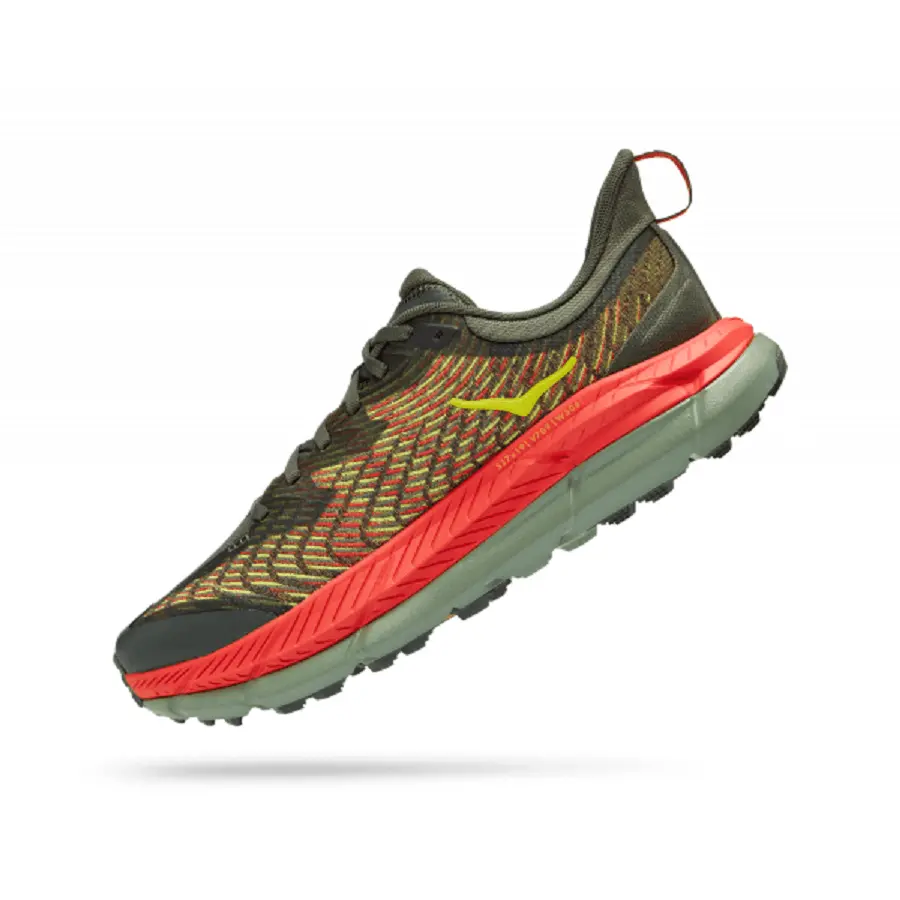Giày Hoka One One Mafate Speed 4 Thyme Green Fiesta 1129930-TFST - Ảnh 4