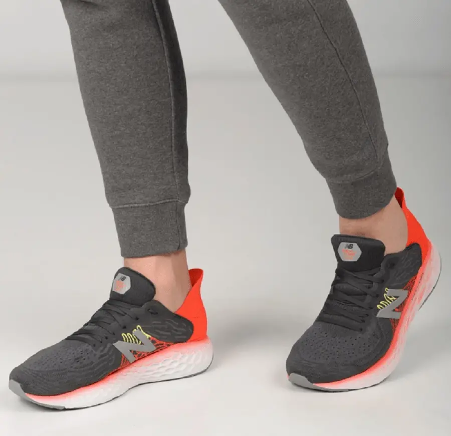 Giày New Balance NB 1080 v10 'Grey Orange' M1080M10 - Ảnh 3