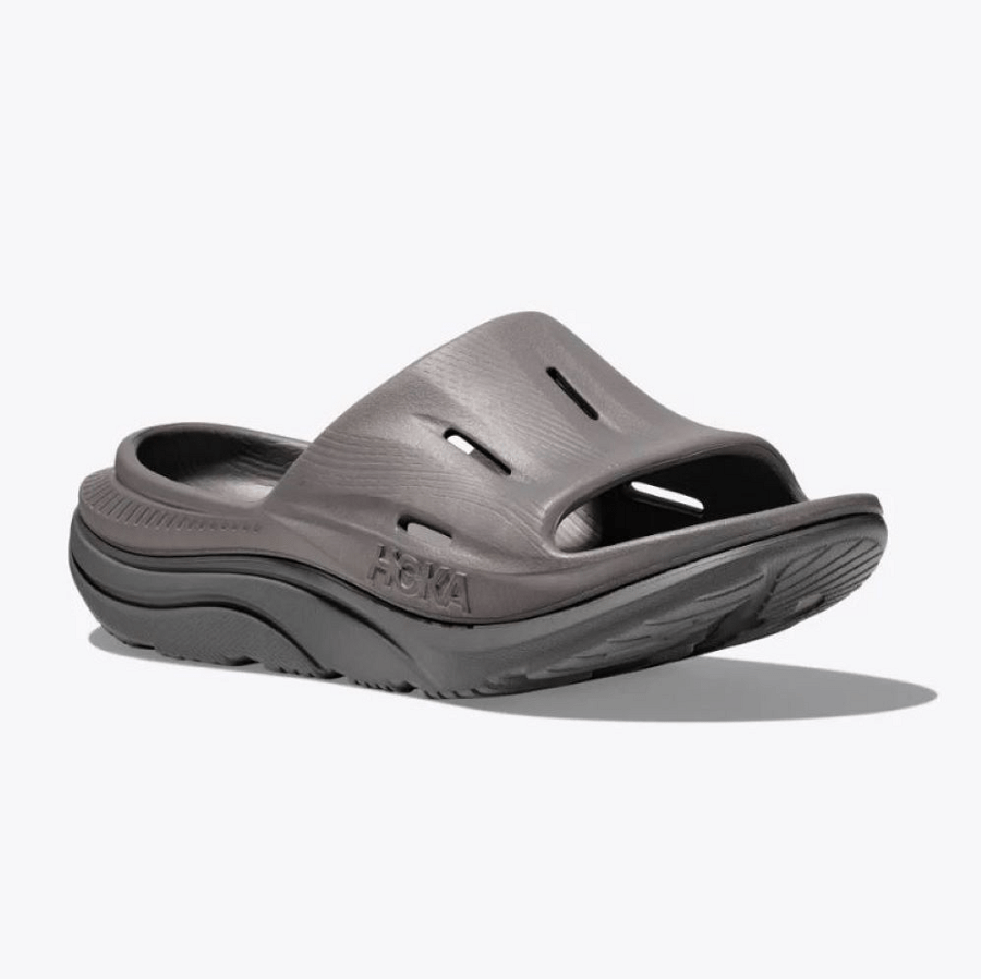 Dép Hoka One One Ora Recovery Slide 3 Grey 1135061-GYGY - Ảnh 2