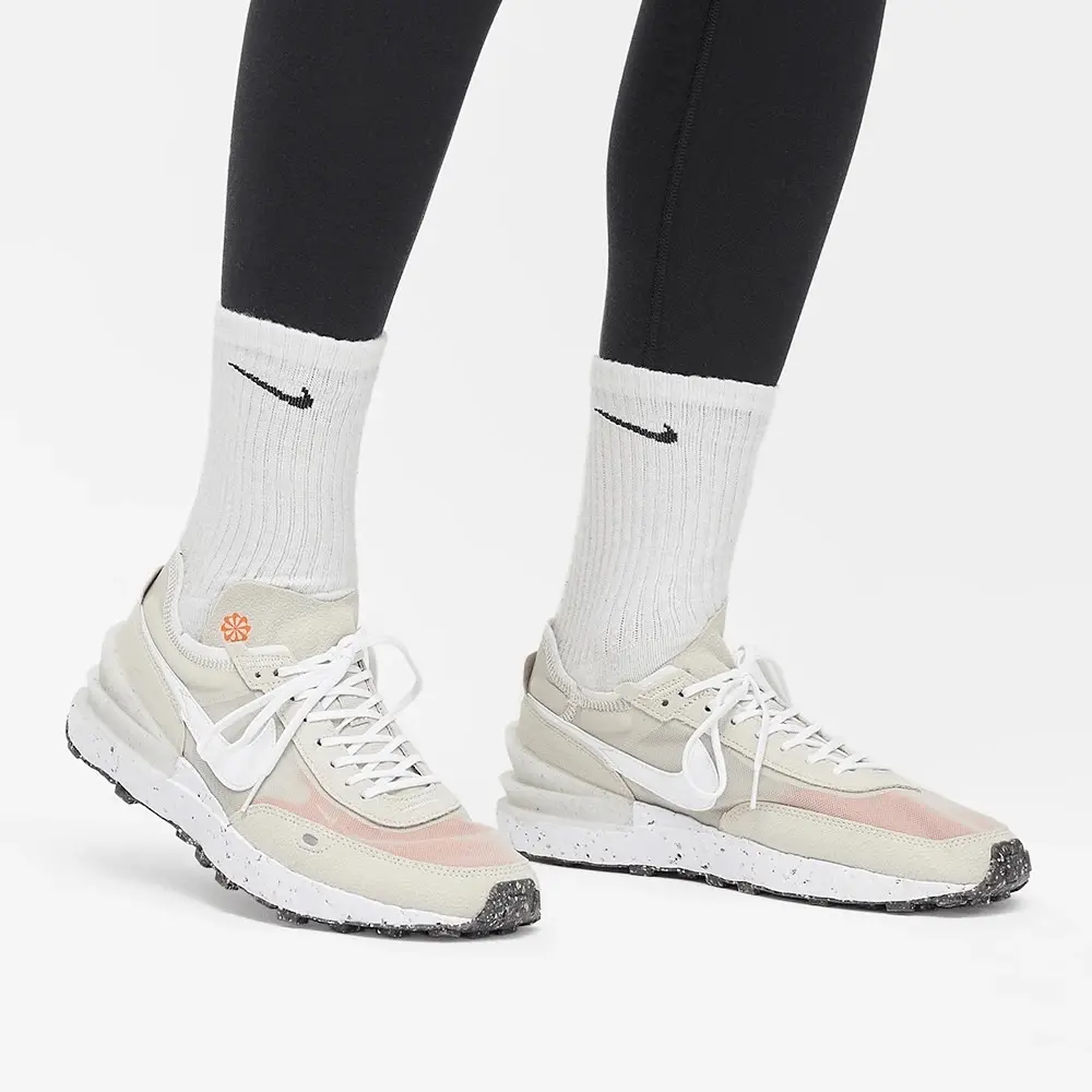 Alternative view of Giày Nike Waffle One Crater 'Cream Orange' DC2650-200