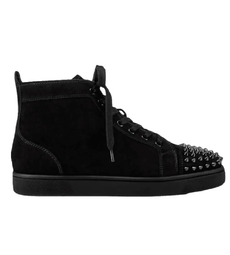 Giày Christian Louboutin Lou Spikes 'Black' 1140458B049 1140458B049