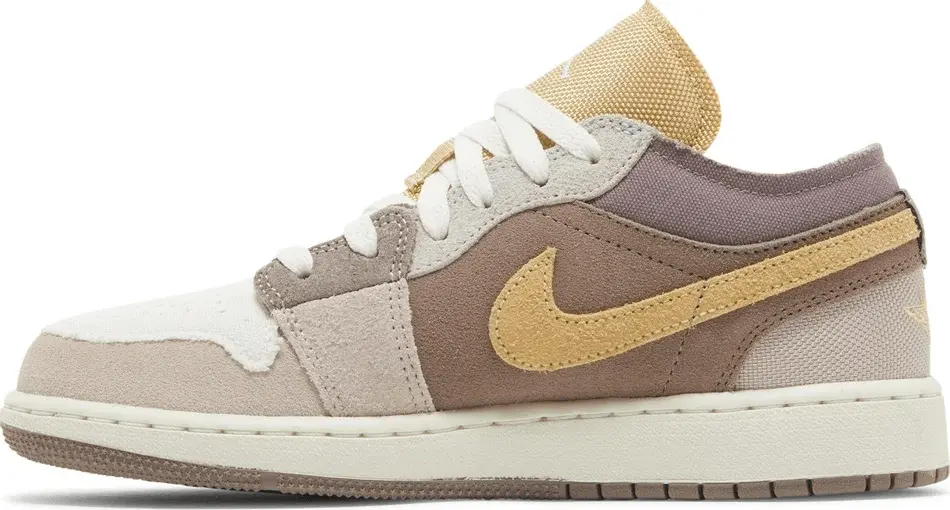 Giày Nike Air Jordan 1 Low SE Craft GS 'Inside Out - Taupe Haze' dz4465-200 - Ảnh 7