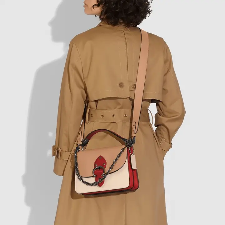 Túi Coach Beat Shoulder Bag In Colorblock C2595 V5LBO - Ảnh 4