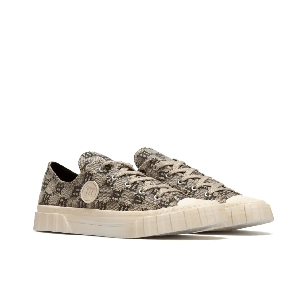 Giày MSIBHV Army Sneaker Monogram Canvas Low 3121BM606 - Ảnh 3