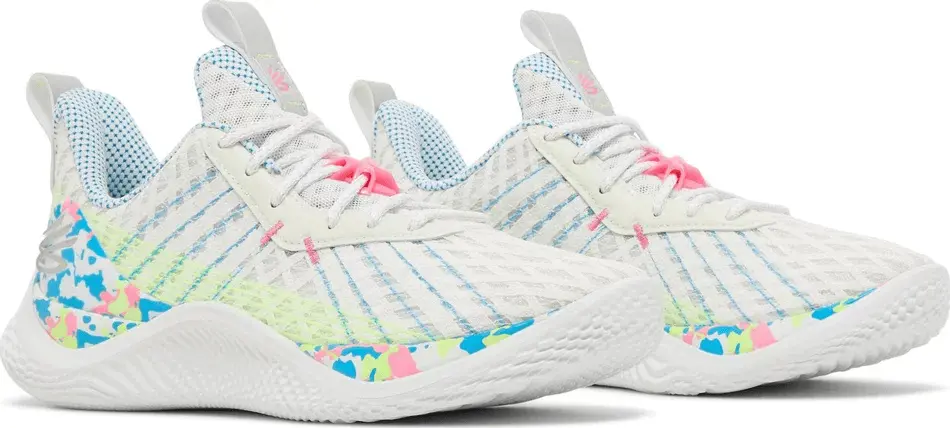 Alternative view of Giày Under Armour Curry Flow 10 GS 'Splash Party' 3026293-100