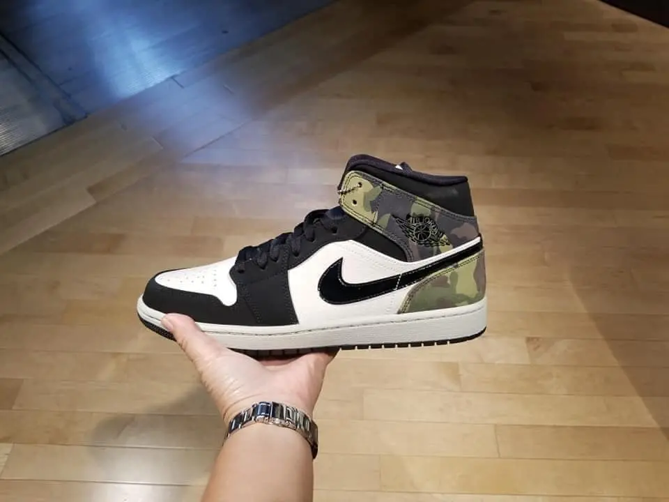Giày Nike Air Jordan 1 Mid Camo (2020) CW5490-001 - Ảnh 5