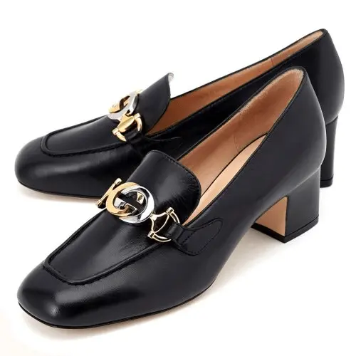 Alternative view of Giày Gucci Wmns Zumi Moccasin Pumps Black 575832-C9D00-1000