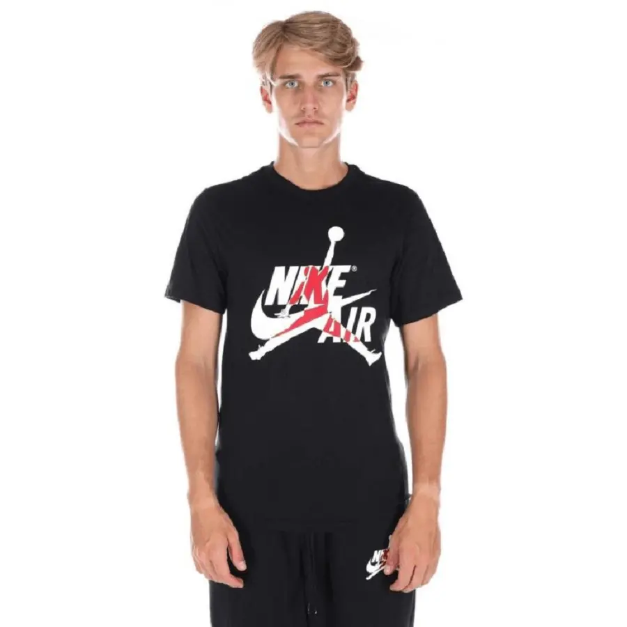 Áo Nike Air Jordan Jumpman Classic Shirt Black BV5905-010 - Ảnh 3