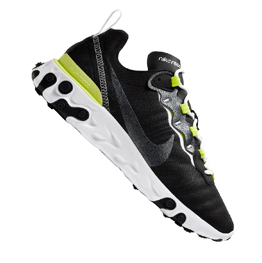 Giày Nike React Element 55 'Black Lemon Venom' CN3591-001 - Ảnh 6