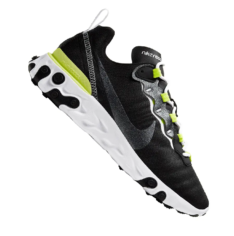 Giày Nike React Element 55 'Black Lemon Venom' CN3591-001 - Ảnh 6
