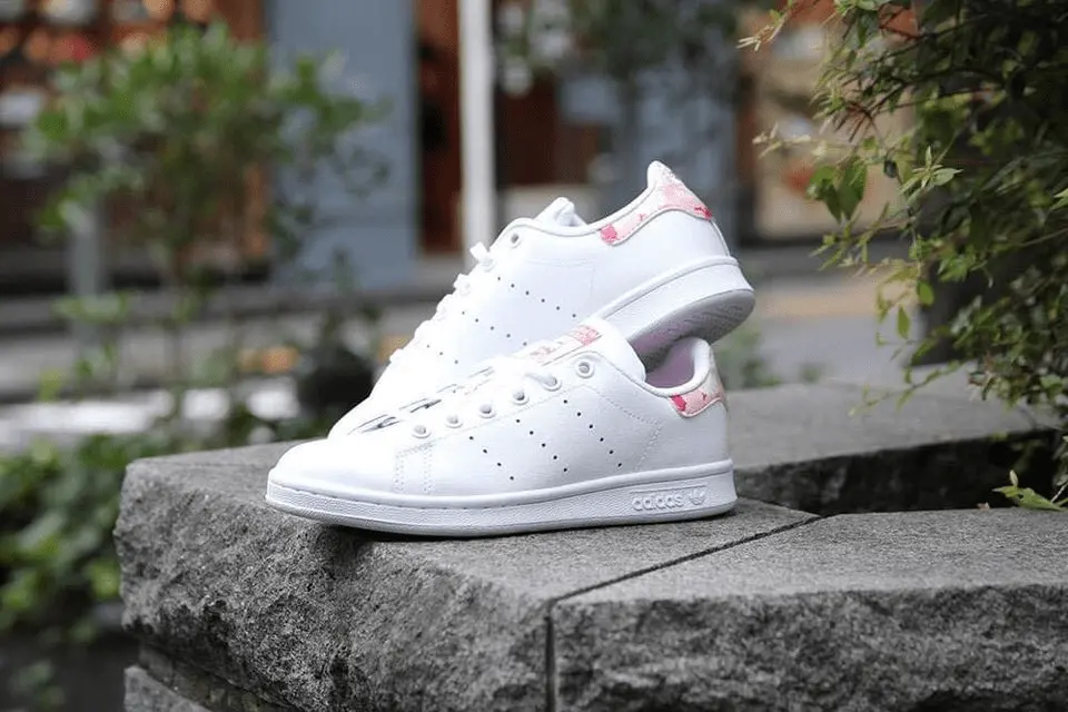 Giày Adidas Stan Smith White Pink Floral FV7405 - Ảnh 5