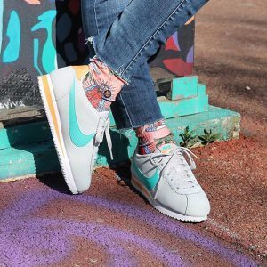 Alternative view of Giày Nike Cortez Leather 'Spring Pack Jade' 807471-019