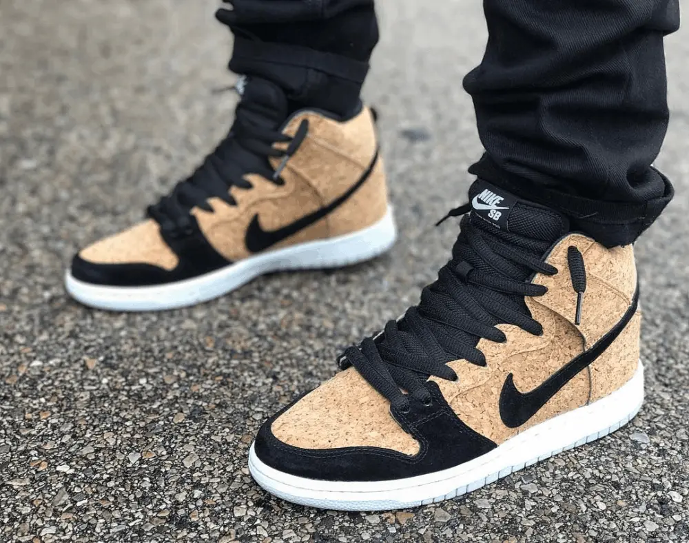 Giày Nike SB Dunk High Premium SB 'Cork' 313171-026 - Ảnh 3