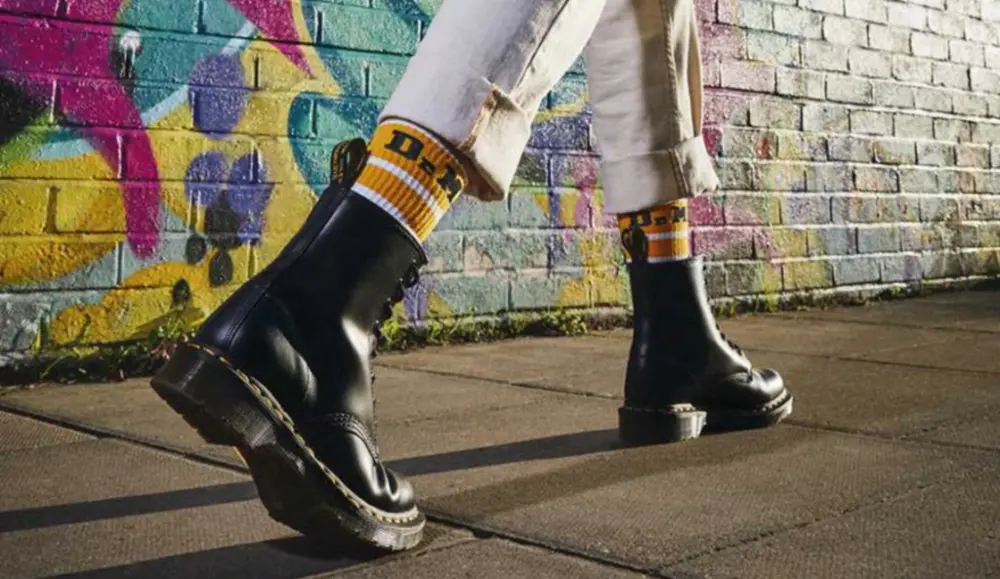 Giày Dr.Martens 1460 Smooth Leather Lace Up 'Black' 11821006 - Ảnh 5