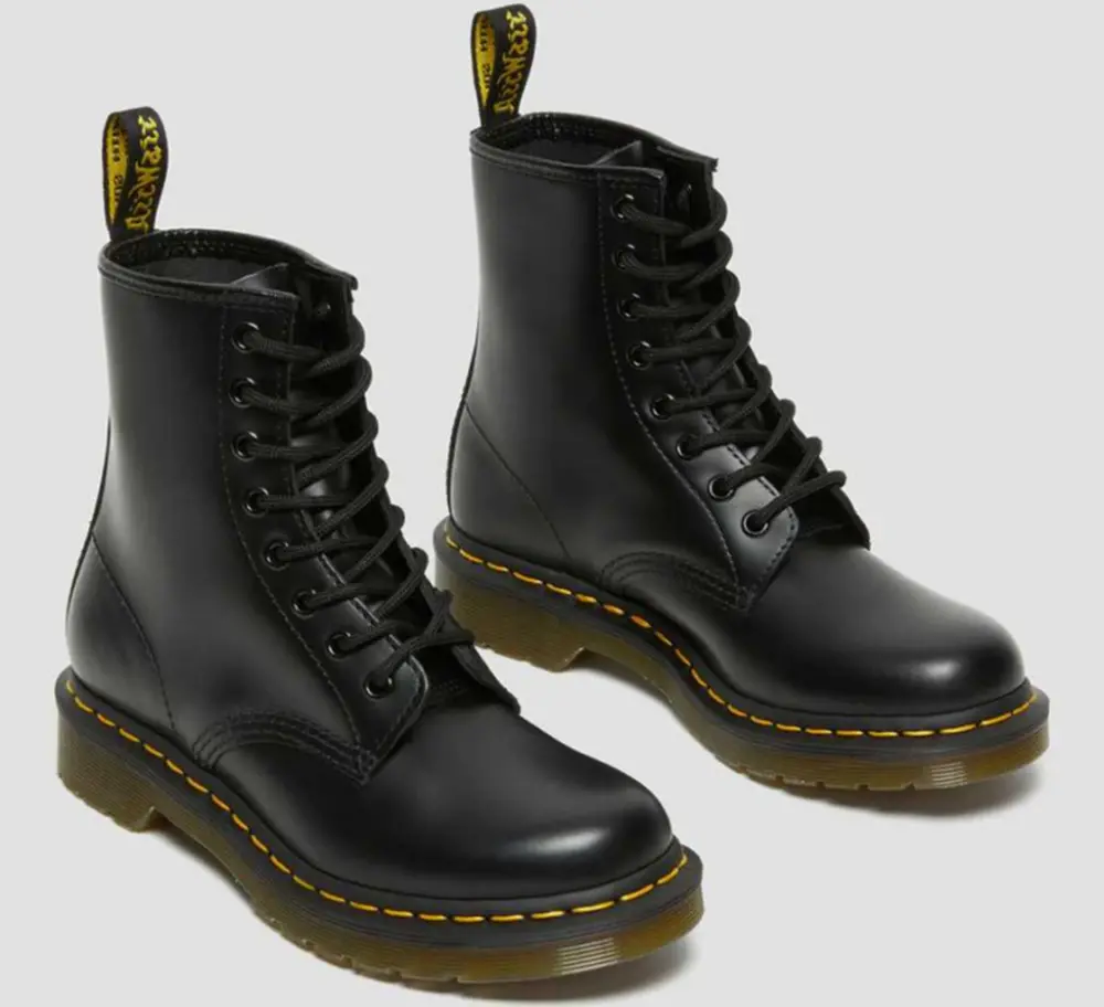 Giày Dr.Martens 1460 Smooth Leather Lace Up 'Black' 11821006 - Ảnh 4