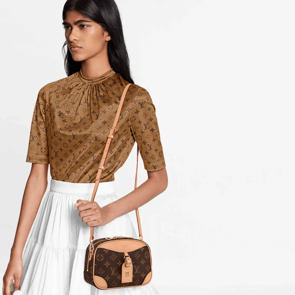 Túi Louis Vuitton Deauville Mini Monogram Handbag M45528 - Ảnh 3