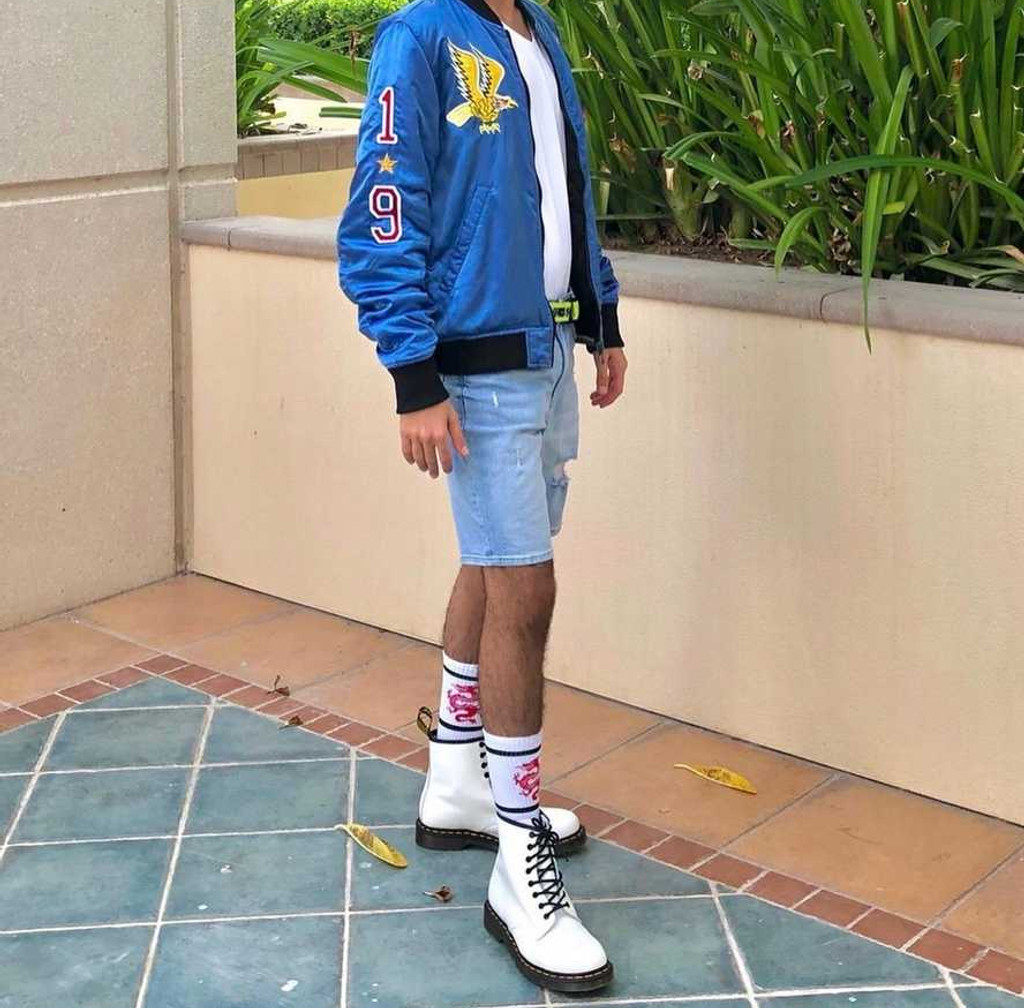 Giày Dr. Martens 1460 White Smooth Leather Boots 11822100 - Ảnh 4