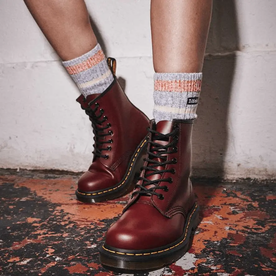 Giày Dr. Martens 1460 Vintage Oxblood 'Quilon Boots' 12308601 - Ảnh 3