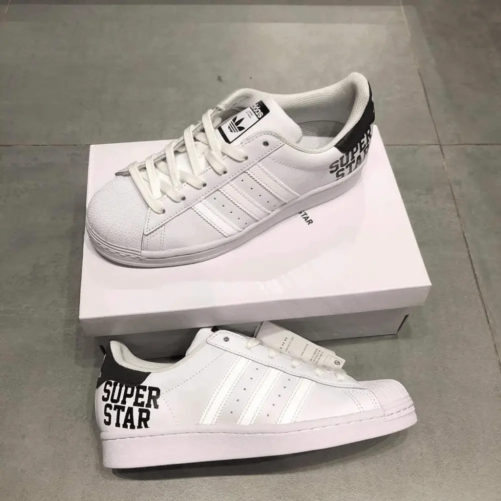 Giày Adidas Superstar J 'Varsity Pack - White Black' FV3739 - Ảnh 5