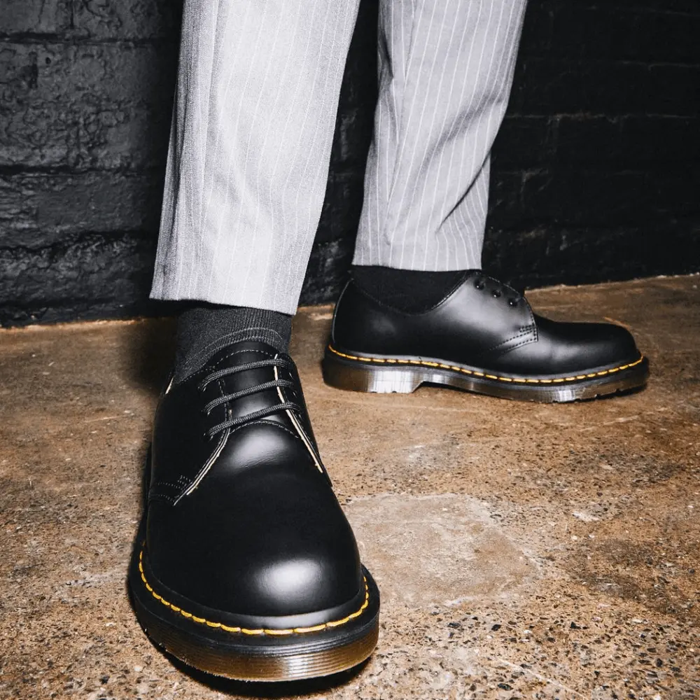 Giày Dr. Martens 1461 'Black Smooth Leather' 11838002 - Ảnh 3