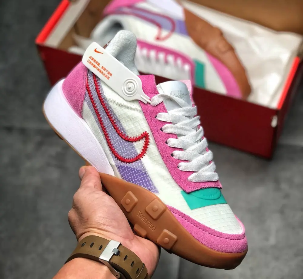 Giày Nike Waffle Racer 2K 'Desert Berry' CK6647-600 - Ảnh 4