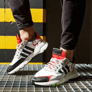 Alternative view of Giày Adidas Nite Jogger 'Hi Res Red' EH1293