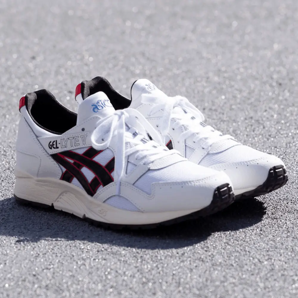 Alternative view of Giày Asics Gel Lyte 5 White Black 1191A267-100