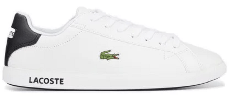Giày Lacoste Grazie 2 SMA Leather White Black 740SMA0075-147