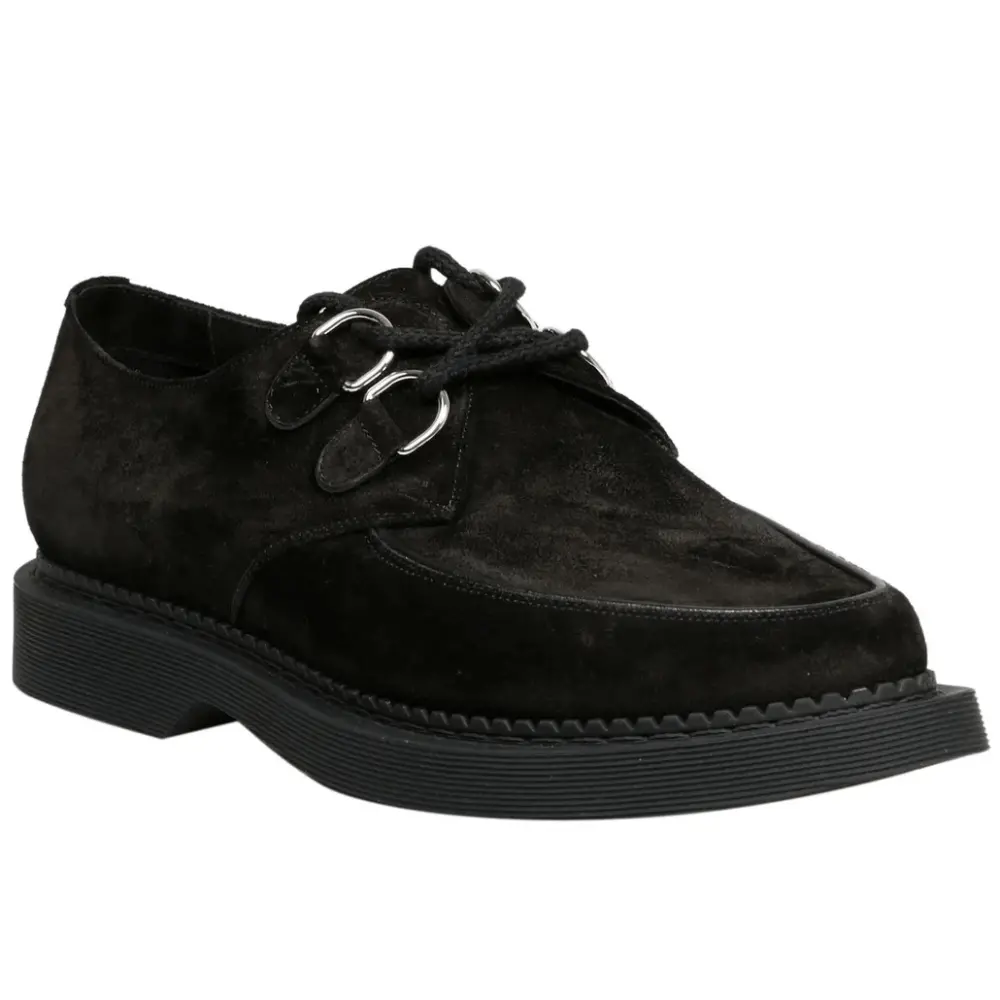 Giày Saint Laurent Malo Plain 'Black' 686356AAAGM1000 - Ảnh 3