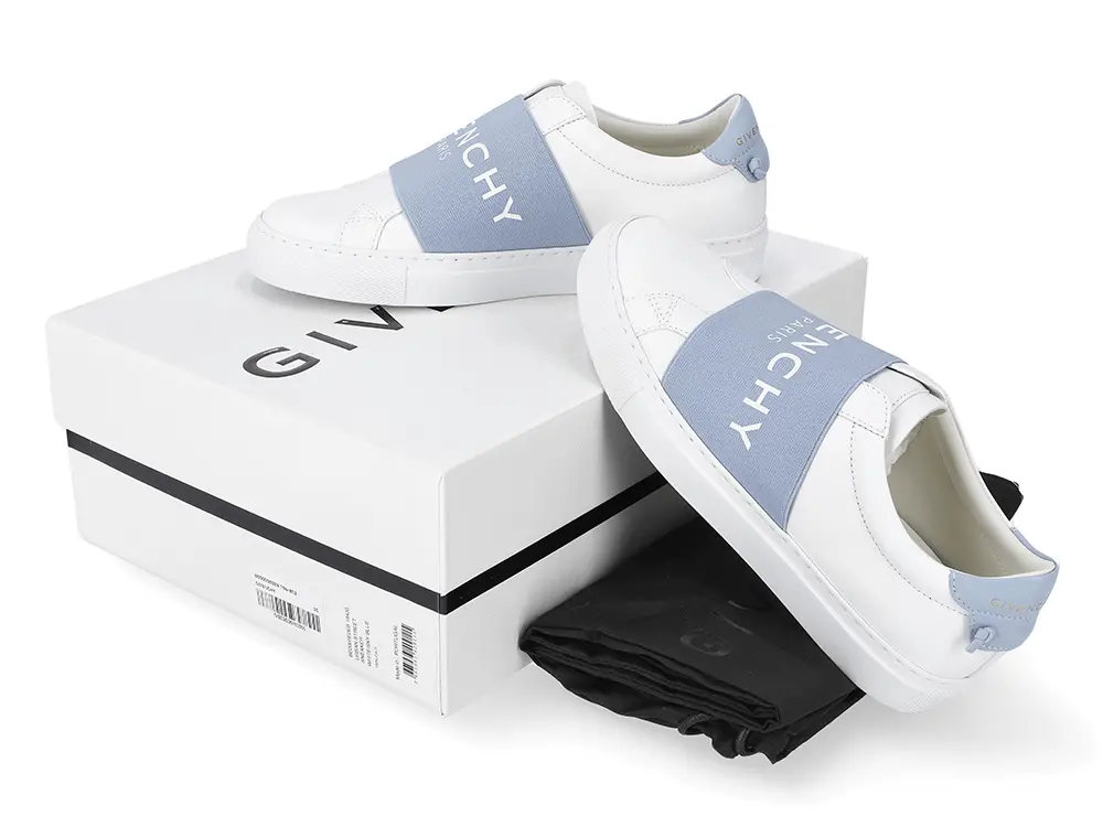 Alternative view of Giày Givenchy Wmns Strap 'Urban Street Logo White Light Blue' BE0005E0EB-194