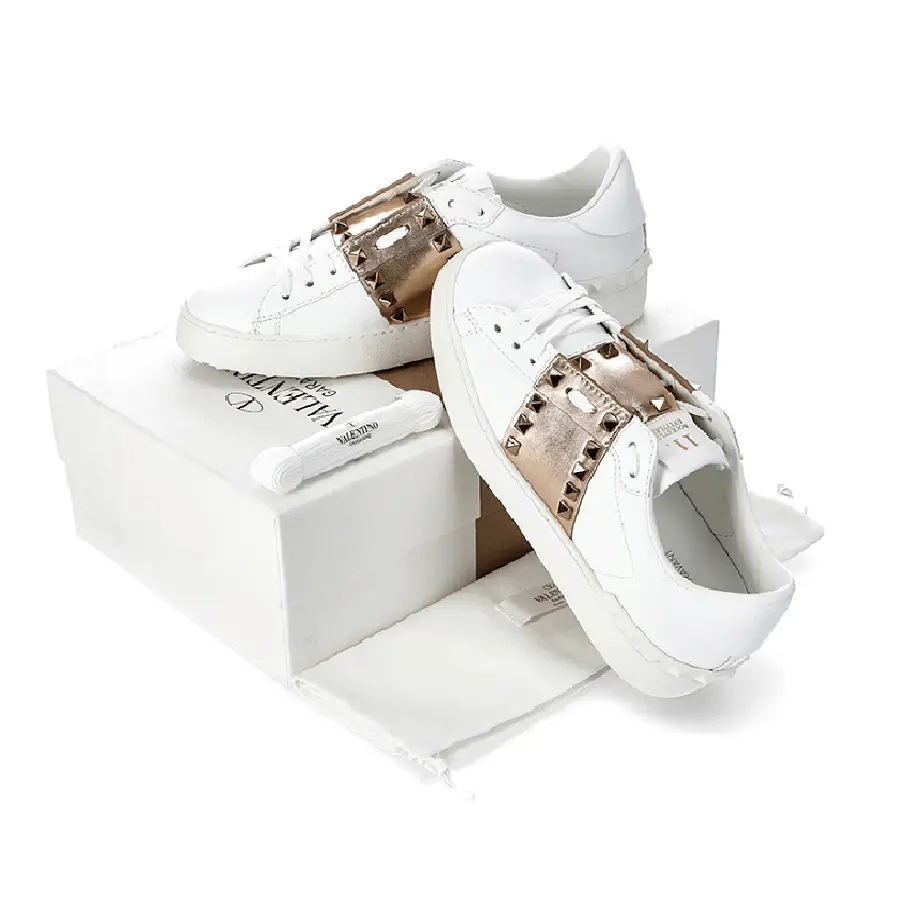 Giày Valentino Rockstud Untitled 'White' VW2S0A01-HEL-0JC - Ảnh 3