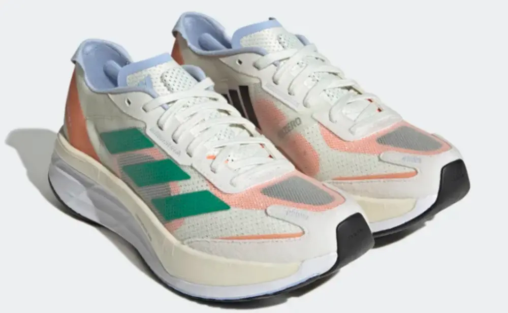 Alternative view of Giày Adidas Adizero Boston 11 'White Tint Court Green' HQ3697