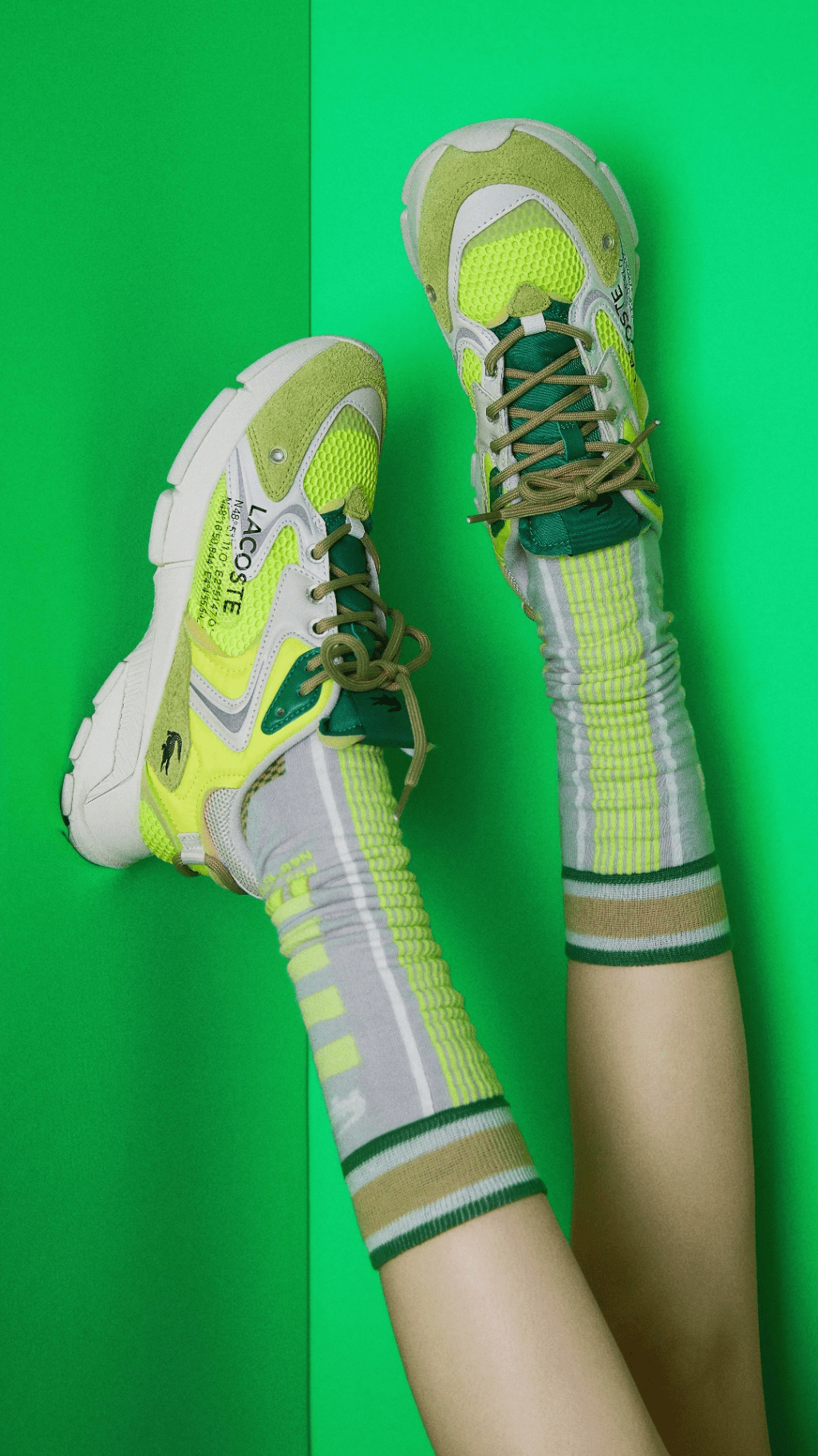 Giày Lacoste L003 Neo Textile 'Green' RZ4001W53G-Y21 - Ảnh 2