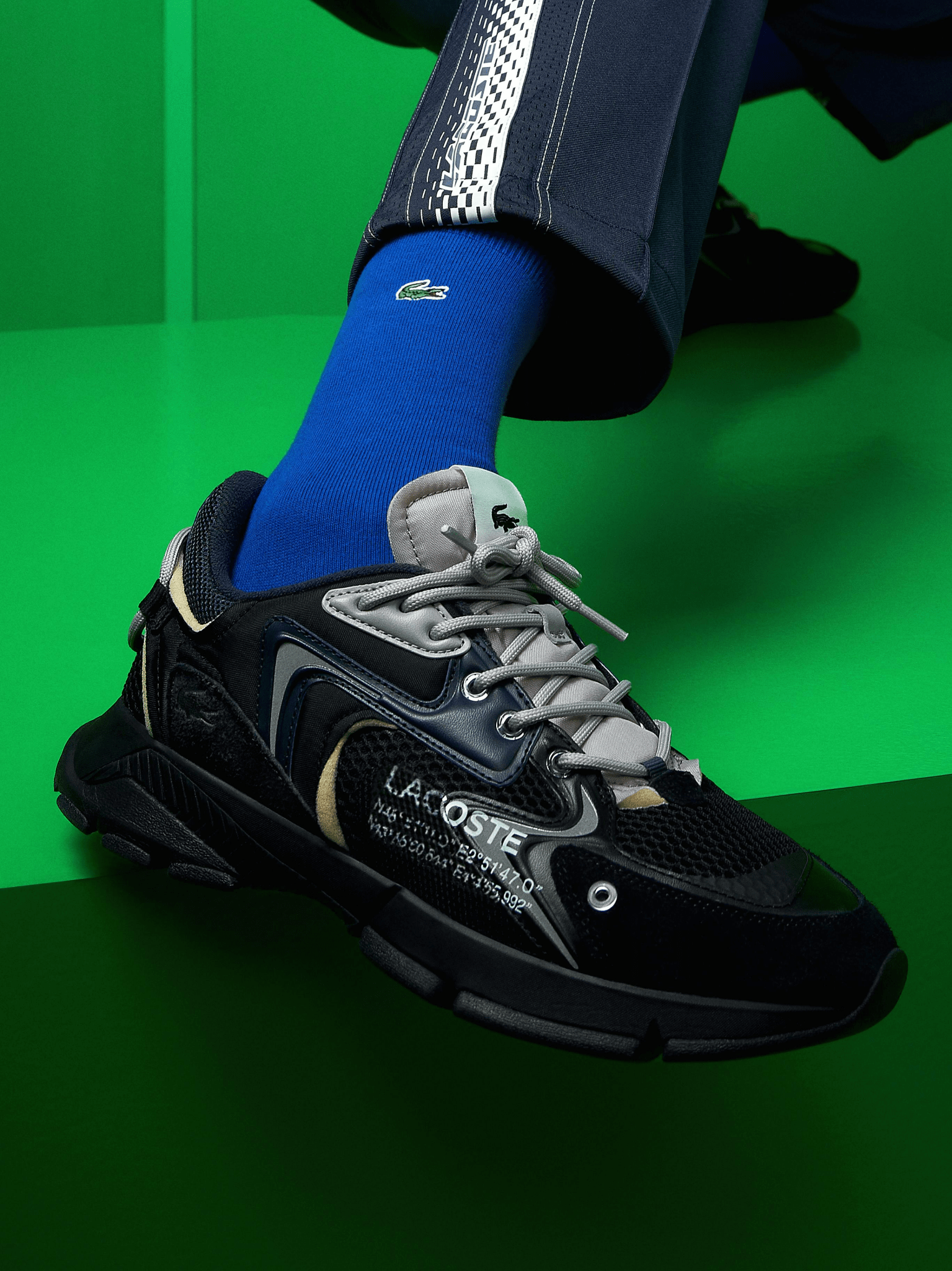 Giày Lacoste L003 Neo Textile 'Blue' RZ4001M53G-NB0 - Ảnh 2