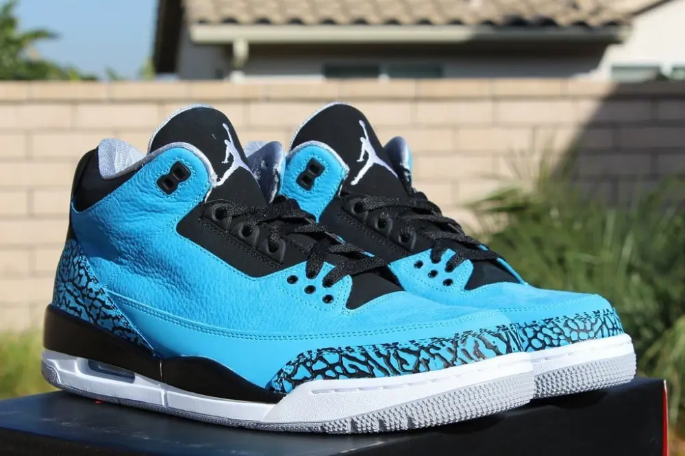 Giày Nike Air Jordan 3 Retro 'Powder Blue' 136064-406 - Ảnh 5