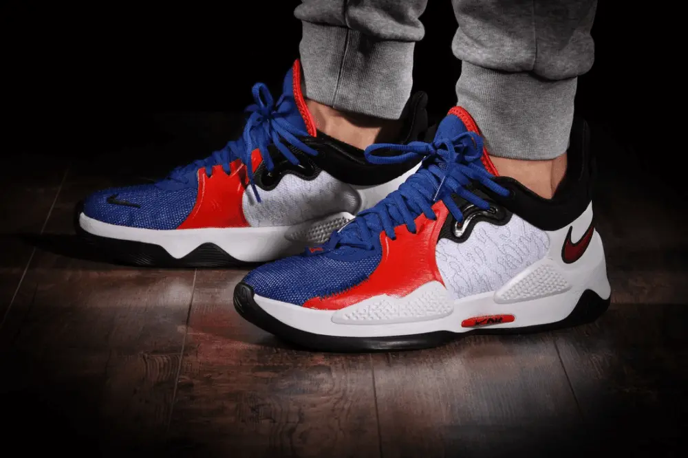 Alternative view of Giày Nike PG 5 EP 'White University Red' CW3146-101