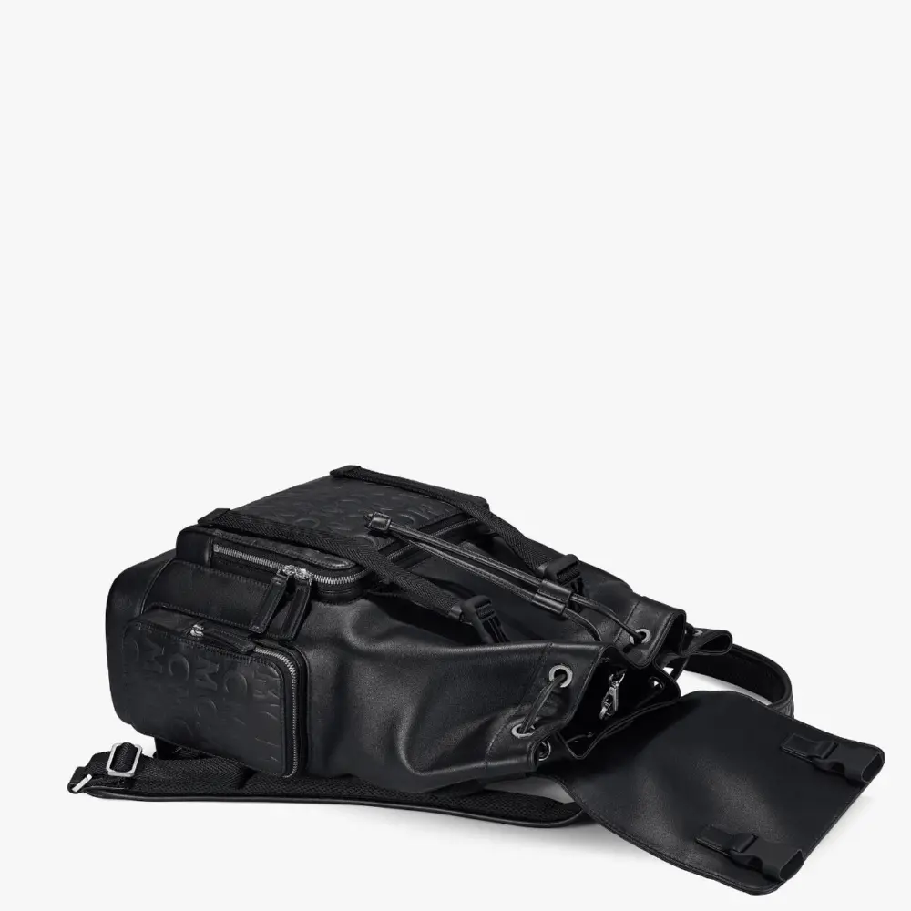 Balo MCM Brandenburg Monogram Leather MMKAABG06BK001 - Ảnh 4