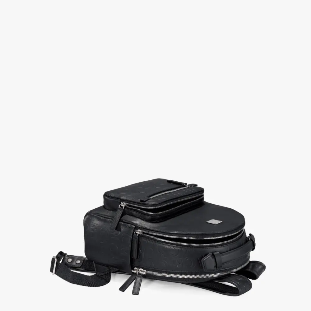 Alternative view of Balo MCM Stark Backpack in MCM Monogram Leather MMKAAVE25BK001