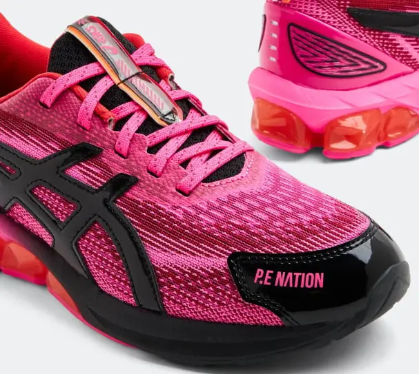 Giày Asics x P.E Nation Gel-Quantum 180 VII 'Pink Glo Black' 1202A433-700 - Ảnh 4
