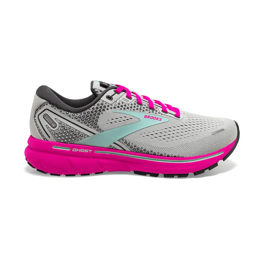 Giày Brooks Ghost 14 Grey Pink 1203561B-024