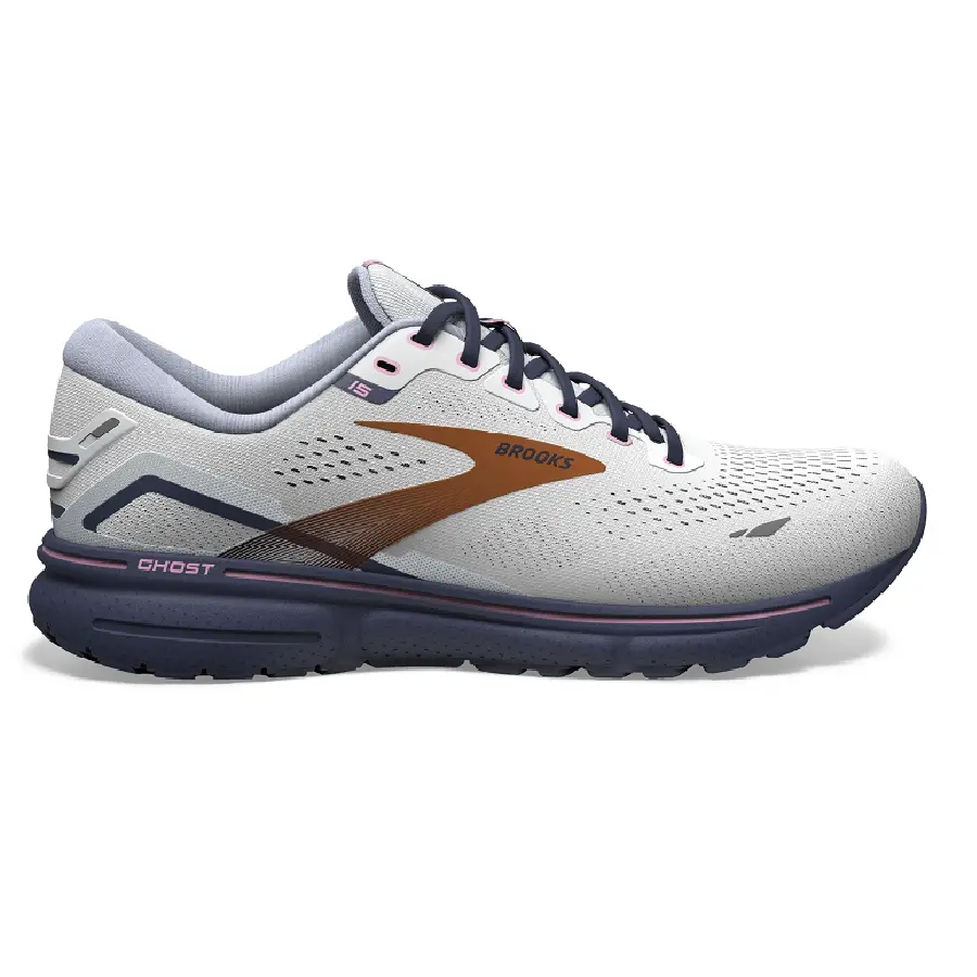Giày Brooks Ghost 15 Spa Blue Neo Pink Copper 120380-492